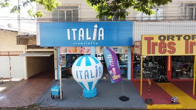 Fachada da Itália Cremolatte Ponta Porã